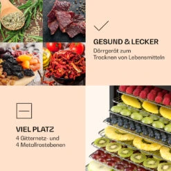 Mega Jerky Dörrautomat 650W 35-80°C LC-Touch-Display Timer 8 Ebenen -Haushaltsgeräte Geschäft 10034439 de 0004 logo