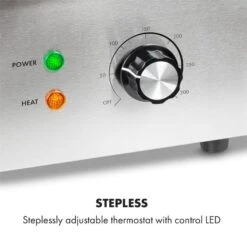 Grillmeile 3000R Elektrogrill 3000W Platte 54,5x35cm Geriffelt -Haushaltsgeräte Geschäft 10034449 yy 0003 logo Klarstein Grillmeile 3000R Pro Grill geriffelt