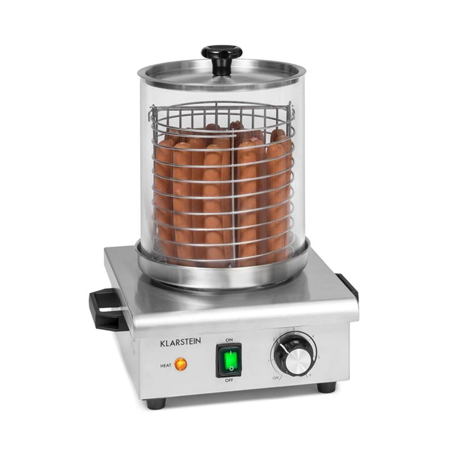 Wurstfabrik 450 Hot Dog Maker 450W 5L 30-100°C Glas Edelstahl 3 Wurstfabrik 450 Hot Dog Maker 450W 5L 30-100°C Glas Edelstahl