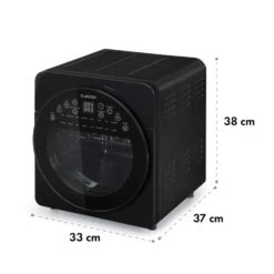 AeroVital Easy Touch Heißluftfritteuse 1700W 14l Timer 16 Programme Schwarz -Haushaltsgeräte Geschäft 10034452 yy 0008 logo Klarstein AeroVital easy touch Fritteuse schwarz