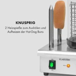 Wurstfabrik Pro 550 Hot Dog Maker 550W 2 Spieße 5L 30-100°C Edelstahl 16 Wurstfabrik Pro 550 Hot Dog Maker 550W 2 Spieße 5L 30-100°C Edelstahl -Haushaltsgeräte Geschäft 10034453 de 0005 logo