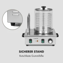 Wurstfabrik Pro 550 Hot Dog Maker 550W 2 Spieße 5L 30-100°C Edelstahl 19 Wurstfabrik Pro 550 Hot Dog Maker 550W 2 Spieße 5L 30-100°C Edelstahl -Haushaltsgeräte Geschäft 10034453 de 0008 logo