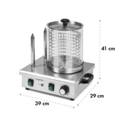 Wurstfabrik Pro 550 Hot Dog Maker 550W 2 Spieße 5L 30-100°C Edelstahl 21 Wurstfabrik Pro 550 Hot Dog Maker 550W 2 Spieße 5L 30-100°C Edelstahl -Haushaltsgeräte Geschäft 10034453 yy 0010 logo Klarstein Wurstfabrik Pro 550 Hot Dog Maker 550W