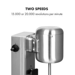 Kraftpaket Milchshake-Mixer Proteinshake 80W Edelstahl Silber -Haushaltsgeräte Geschäft 10034456 yy 0005 logo Klarstein Kraftpaket Pro Milchshake Mixer 80W