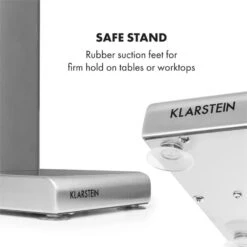 Kraftpaket Milchshake-Mixer Proteinshake 80W Edelstahl Silber -Haushaltsgeräte Geschäft 10034456 yy 0008 logo Klarstein Kraftpaket Pro Milchshake Mixer 80W