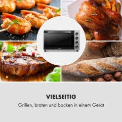 Masterchef 45 Mini-Backofen 45l 2000W 100-230 °C Timer Silber 17 Masterchef 45 Mini-Backofen 45l 2000W 100-230 °C Timer Silber -Haushaltsgeräte Geschäft 10034497 de 0007 logo