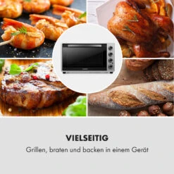 Masterchef 60 Mini-Backofen 60l 2000W 100-230 °C Timer Silber 17 Masterchef 60 Mini-Backofen 60l 2000W 100-230 °C Timer Silber -Haushaltsgeräte Geschäft 10034499 de 0007 logo
