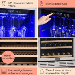 Vinovilla Grande 127 Built-in Uno Weinkühlschrank 320 Ltr 127 Fl. LED 13 Vinovilla Grande 127 Built-in Uno Weinkühlschrank 320 Ltr 127 Fl. LED -Haushaltsgeräte Geschäft 10034524 DE 0005 usp