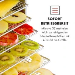 Master Jerky 500 Dörrautomat 3000W 40-90 °C 24h-Timer Edelstahl Silber 13 Master Jerky 500 Dörrautomat 3000W 40-90 °C 24h-Timer Edelstahl Silber -Haushaltsgeräte Geschäft 10034545 de 0004 logo