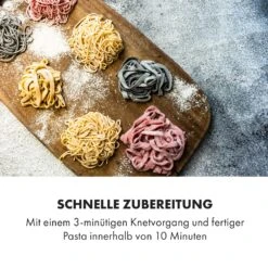 Pastamania Nudelmaschine 260W 7 Aufsätze 500 G 60 DB LED -Haushaltsgeräte Geschäft 10034566 de 0005 logo