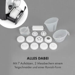 Pastamania Nudelmaschine 260W 7 Aufsätze 500 G 60 DB LED -Haushaltsgeräte Geschäft 10034566 de 0006 logo