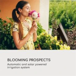Greenkeeper Solar Bewässerungssystem Solarpanel 1.500 MAh 40 Pflanzen -Haushaltsgeräte Geschäft 10034626 yy 0004 logo Blumfeldt Greenkeeper Solar Bewaesserungssystem