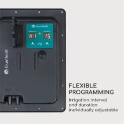 Greenkeeper Solar Bewässerungssystem Solarpanel 1.500 MAh 40 Pflanzen -Haushaltsgeräte Geschäft 10034626 yy 0008 logo Blumfeldt Greenkeeper Solar Bewaesserungssystem