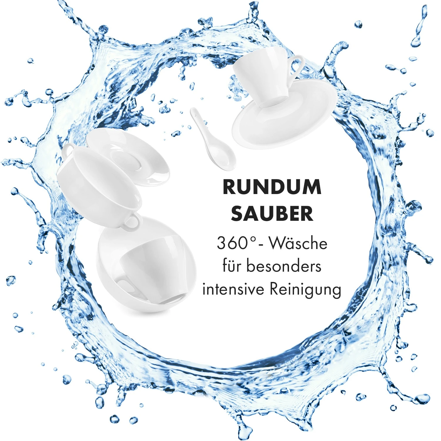 Lagoona Geschirrspülmaschine 1380W 6,5L 6 Gedecke Touch 8 Lagoona Geschirrspülmaschine 1380W 6,5L 6 Gedecke Touch – Bild 6