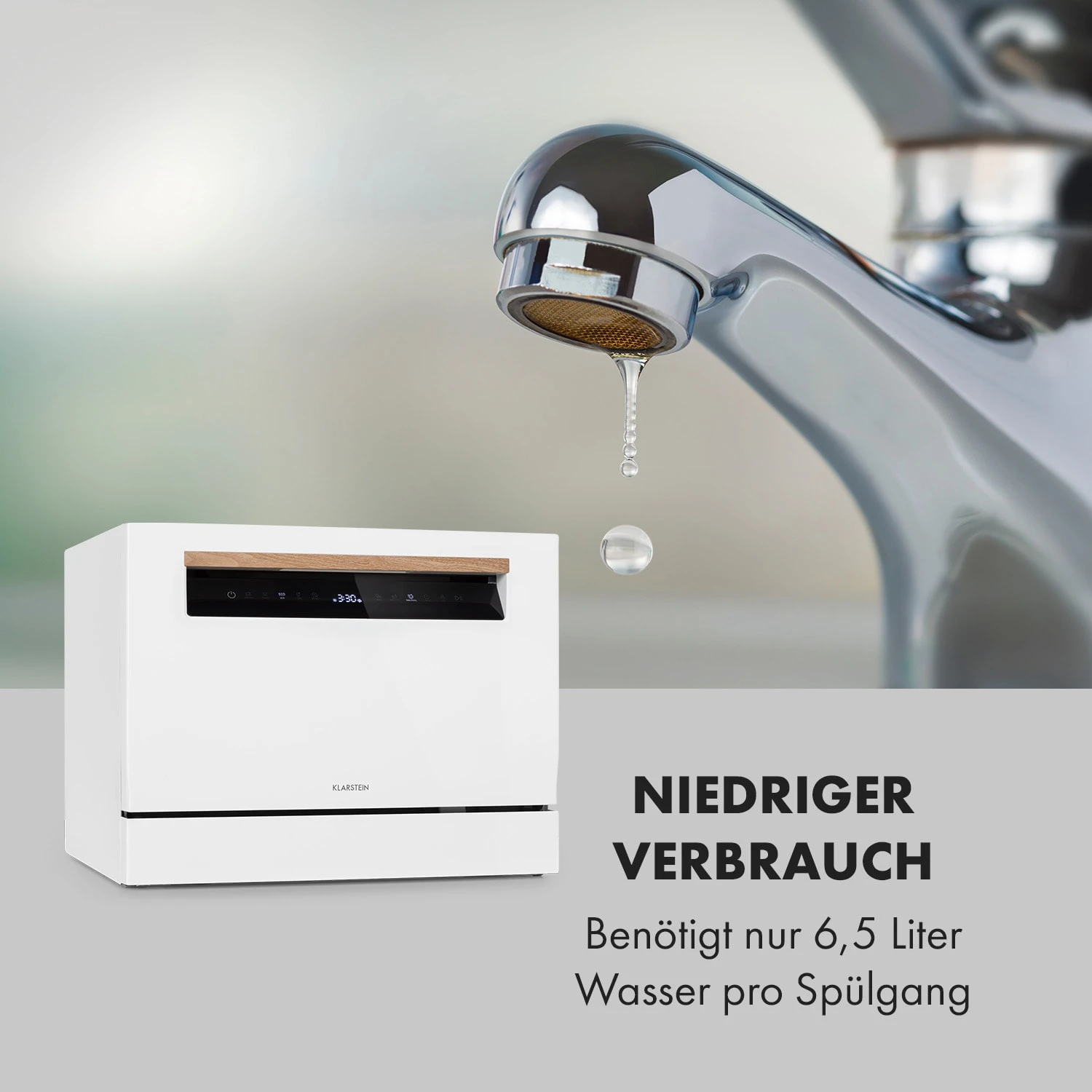 Lagoona Geschirrspülmaschine 1380W 6,5L 6 Gedecke Touch 9 Lagoona Geschirrspülmaschine 1380W 6,5L 6 Gedecke Touch – Bild 7