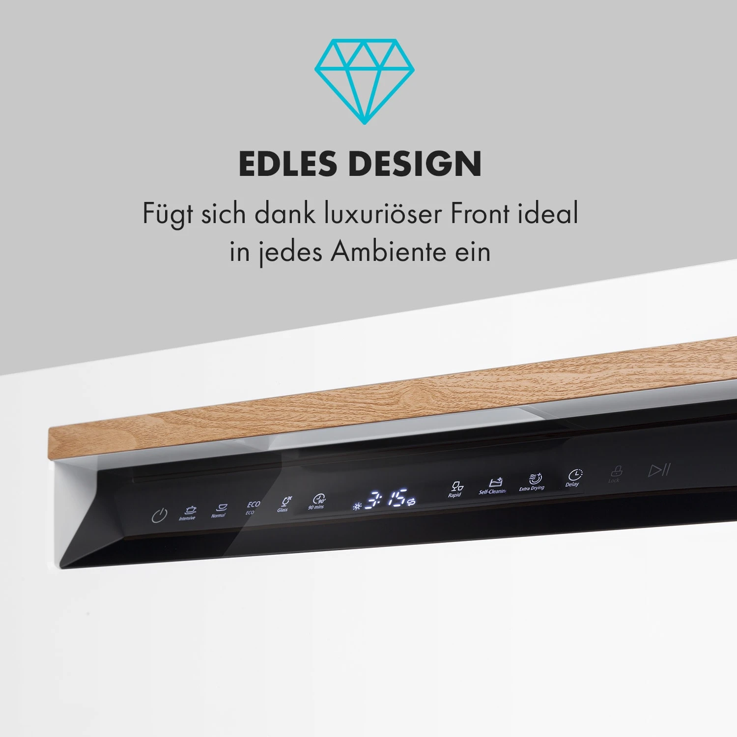 Lagoona Geschirrspülmaschine 1380W 6,5L 6 Gedecke Touch 10 Lagoona Geschirrspülmaschine 1380W 6,5L 6 Gedecke Touch – Bild 8