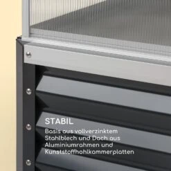High Grow Advanced Hochbeet Mit Dach 120x95x100cm 540l Stahl Verzinkt -Haushaltsgeräte Geschäft 10034688 de 0004 logo