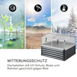 High Grow Advanced Hochbeet Mit Dach 120x95x100cm 540l Stahl Verzinkt -Haushaltsgeräte Geschäft 10034688 de 0005 logo