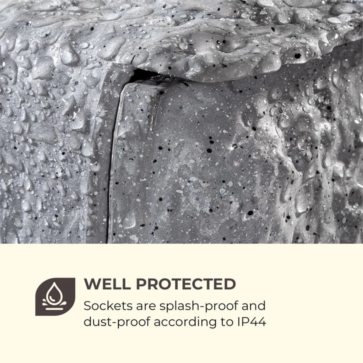 Power Rock Twilight 5 4-fach-Gartensteckdose IP44 Dämmerlichtsensor 5m 8 Power Rock Twilight 5 4-fach-Gartensteckdose IP44 Dämmerlichtsensor 5m – Bild 6