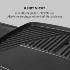 Gatsby Elektrogrill 2000W Antihaft-Grillfläche Seitentische Schwarz -Haushaltsgeräte Geschäft 10034706 de 0004 logo