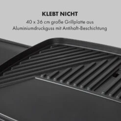 Gatsby Elektrogrill 2000W Antihaft-Grillfläche Seitentische -Haushaltsgeräte Geschäft 10034707 de 0004 logo