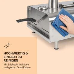 Diavolo Pizza-Pelletofen Inkl. Pizzastein Thermometer Edelstahl -Haushaltsgeräte Geschäft 10034709 de 0005 logo