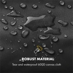 Tomahawk Wetterschutzhaube 600D Canvas 30/70% PE/PVC Schwarz 11 Tomahawk Wetterschutzhaube 600D Canvas 30/70% PE/PVC Schwarz -Haushaltsgeräte Geschäft 10034713 yy 0003 logo Klarstein Tomahawk Wetterschutzhaube 140cm
