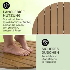 Sumatra Breeze Round Gartendusche WPC Aluminium 70x55cm Rund 11 Sumatra Breeze Round Gartendusche WPC Aluminium 70x55cm Rund -Haushaltsgeräte Geschäft 10034760 de 0003 usp