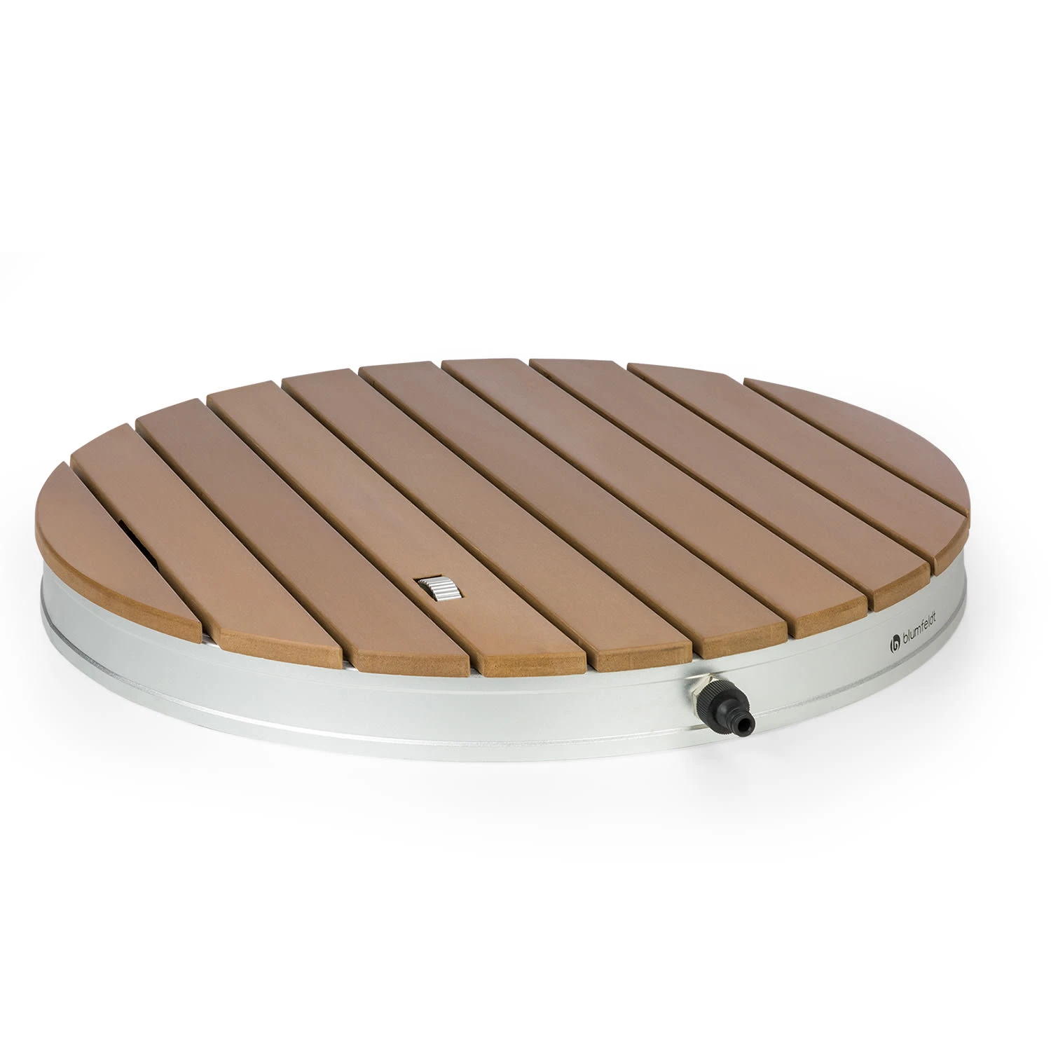 Sumatra Breeze Round Gartendusche WPC Aluminium 70x55cm Rund 3 Sumatra Breeze Round Gartendusche WPC Aluminium 70x55cm Rund