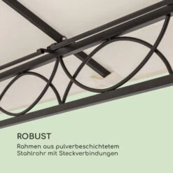 Mondo Gartenpavillon Partyzelt Gazebo 295x262x295 Stahl Polyester -Haushaltsgeräte Geschäft 10034764 de 0008 logo