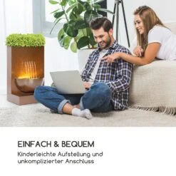 Windflower Gartenbrunnen Pflanzschale 11 W Indoor & Outdoor Verzinkt -Haushaltsgeräte Geschäft 10034778 de 0003 logo