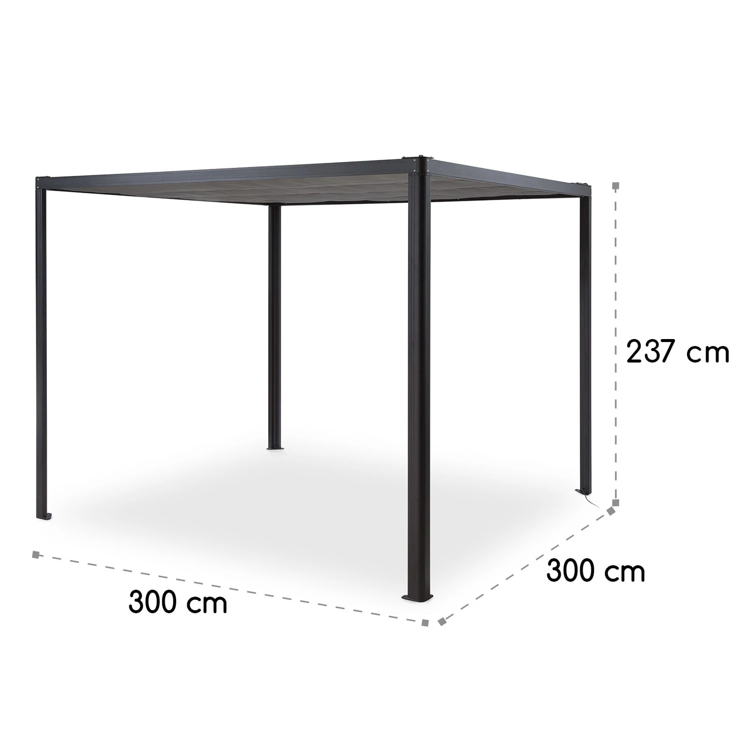 Pantheon RemoteShade Ambient Pavillon Motor-Dach 3x3m LED-Licht PE 11 Pantheon RemoteShade Ambient Pavillon Motor-Dach 3x3m LED-Licht PE – Bild 9