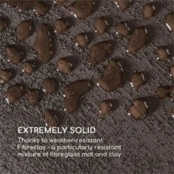 Solid Grow Rust Pflanzgefäß 80 X 38 X 38 Cm Fibreclay Rostfarben -Haushaltsgeräte Geschäft 10034788 yy 0004 logo Blumfeldt Solid Grow Rust Pflanzgefaess 80x38x38cm