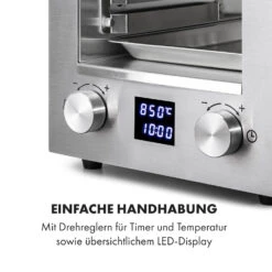 Hannibal Hochtemperaturgrill Indoor 2.200W 850°C Edelstahl Silber -Haushaltsgeräte Geschäft 10034803 de 0005 logo