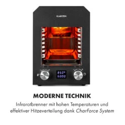 Hannibal Hochtemperaturgrill Indoor 2.200W 850°C Edelstahl Schwarz -Haushaltsgeräte Geschäft 10034804 de 0003 logo