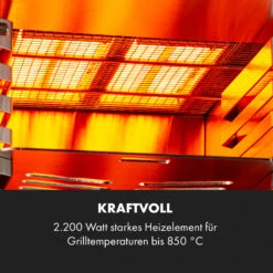 Hannibal Hochtemperaturgrill Indoor 2.200W 850°C Edelstahl Schwarz -Haushaltsgeräte Geschäft 10034804 de 0004 logo
