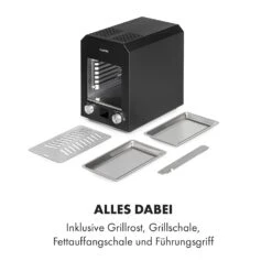 Hannibal Hochtemperaturgrill Indoor 2.200W 850°C Edelstahl Schwarz -Haushaltsgeräte Geschäft 10034804 de 0008 logo