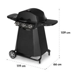 Vanquish Gasgrill 3 Edelstahlbrenner 3 X 3 KW 63,5 X 45 Cm Grillfläche 19 Vanquish Gasgrill 3 Edelstahlbrenner 3 X 3 KW 63,5 X 45 Cm Grillfläche -Haushaltsgeräte Geschäft 10034805 yy 0009 logo Klarstein Vanquish Gasgrill schwarz