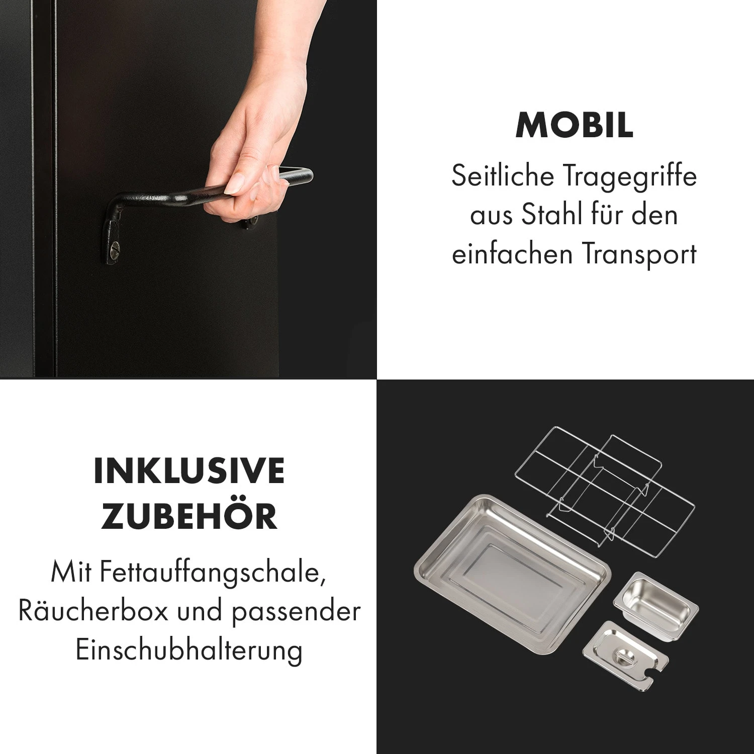 Pasadena Gas-Räuchergrill 2,5 KW Heizleistung 180 °C / 350 °F Max. 11 Pasadena Gas-Räuchergrill 2,5 KW Heizleistung 180 °C / 350 °F Max. – Bild 9
