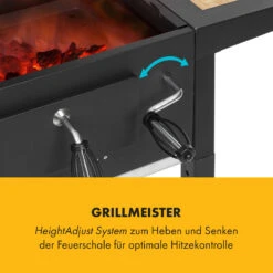 Meat Machine Holzkohlegrill BBQ 45x32,5cm Thermometer Bodenrollen 14 Meat Machine Holzkohlegrill BBQ 45x32,5cm Thermometer Bodenrollen -Haushaltsgeräte Geschäft 10034819 de 0004 logo
