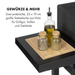Meat Machine Holzkohlegrill BBQ 45x32,5cm Thermometer Bodenrollen 15 Meat Machine Holzkohlegrill BBQ 45x32,5cm Thermometer Bodenrollen -Haushaltsgeräte Geschäft 10034819 de 0005 logo