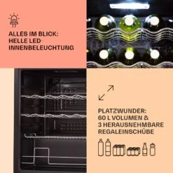 Coachella 60 Kühlschrank 60 Liter WiFi-Funktion Hintergrundbeleuchtung -Haushaltsgeräte Geschäft 10034821 de 0004 usp