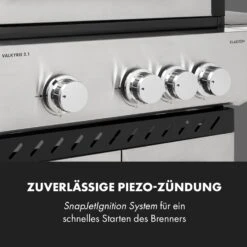 Valkyrie Gasgrill 3x3,2 + 2,9 KW Sichtfenster 54x42 Cm Grill Edelstahl -Haushaltsgeräte Geschäft 10034845 de 0009 logo