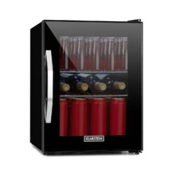Haushaltsgeräte Geschäft 20 Beersafe M Onyx Kühlschrank 33 Liter 2 Böden Panoramaglastür