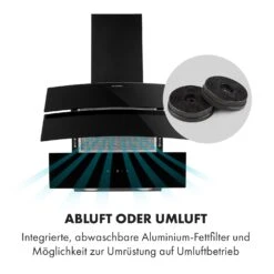 Antonia Dunstabzugshaube Kopffrei 60cm 350m³/h Touch-Bedienfeld Glas -Haushaltsgeräte Geschäft 10034866 de 0003 logo