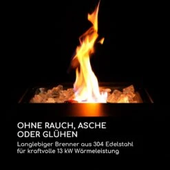 Sorrento Gasheizgerät 13kW Elektr Zündung Terrassentisch: 96,5x96,5 Cm -Haushaltsgeräte Geschäft 10034882 de 0003 logo