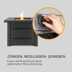 Sorrento Gasheizgerät 13kW Elektr Zündung Terrassentisch: 96,5x96,5 Cm -Haushaltsgeräte Geschäft 10034882 de 0005 logo