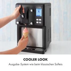Sweet Sundae Eiscrememaschine Kompressor 1,5l Edelstahl Schwarz -Haushaltsgeräte Geschäft 10034911 de 0003 logo