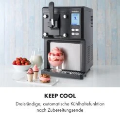 Sweet Sundae Eiscrememaschine Kompressor 1,5l Edelstahl Schwarz -Haushaltsgeräte Geschäft 10034911 de 0006 logo