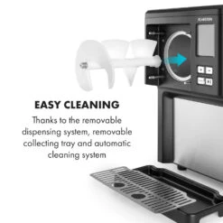 Sweet Sundae Eiscrememaschine Kompressor 1,5l Edelstahl Schwarz -Haushaltsgeräte Geschäft 10034911 uk 0008 logo Klarstein Sahnehaeubchen Eiscrememaschine schwarz